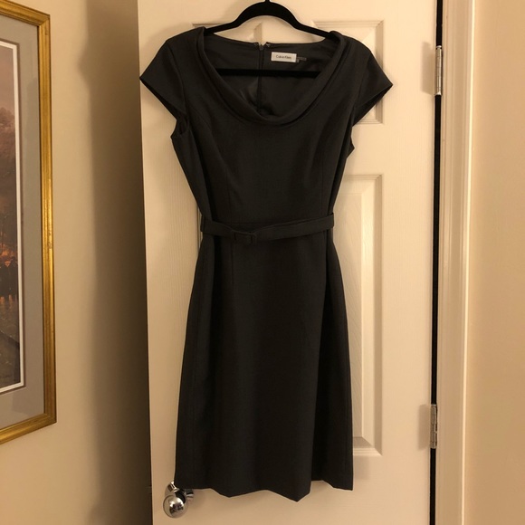Calvin Klein Gray Dress - Picture 1 of 5